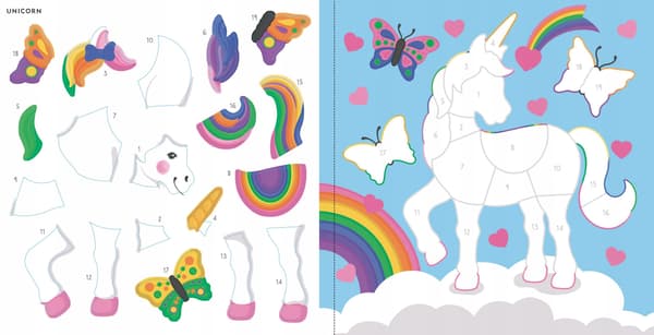 Peter Pauper Press My First Colour-By-Sticker Book – Rainbow Magic