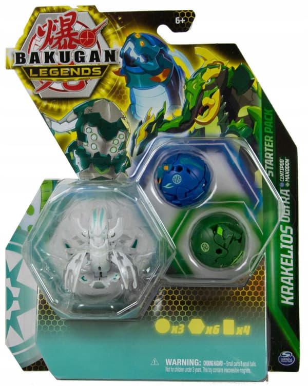 BAKUGAN LEGENDS KRAKELIOS ULTRA STARTER SET