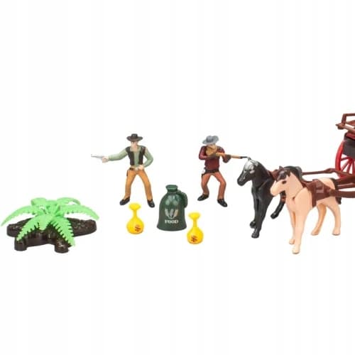 Cowboy set with figurines