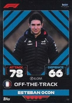 Turbo Attax 2022 53 Esteban Ocon (Alpine) Topps