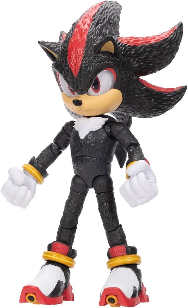 Sonic Movie 3 Shadow action figure, 12.7 cm, posable