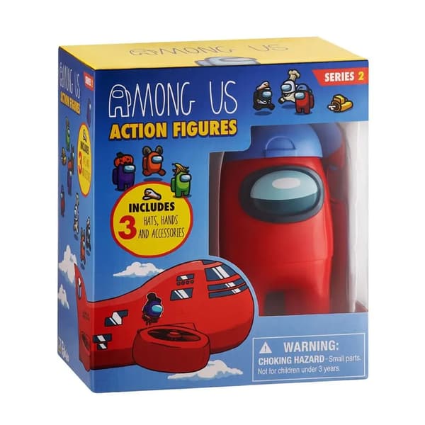 Among Us Season 2 Crewmate Figure + Accessories – BLUE