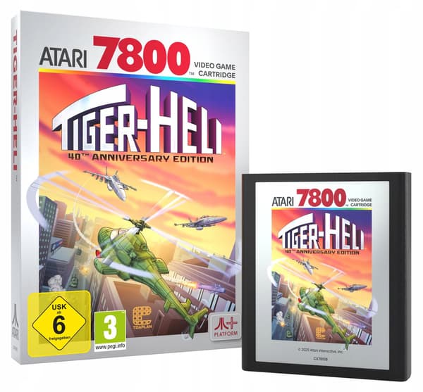 Tiger-Heli (Compatible with Atari 2600+, 7800+ and 7800)