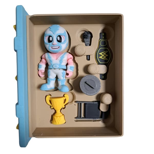 3D-printed ‘Wrestler’ figurine set