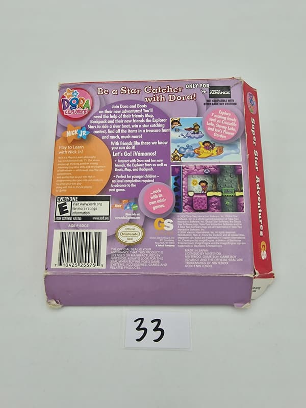 GAME BOY DORA THE EXPLORER: SUPER STAR ADVENTURES