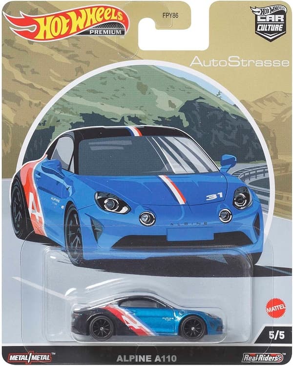 HOT WHEELS Premium AutoStrasse ALPINE A110 Blue