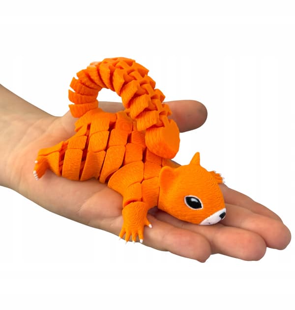 3D Segmented Squirrel – Your movable, stress-relieving friend, a toy