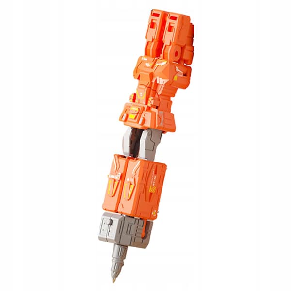 Deformation Robot-shaped pen Desk decoration Unique writing pen Orange