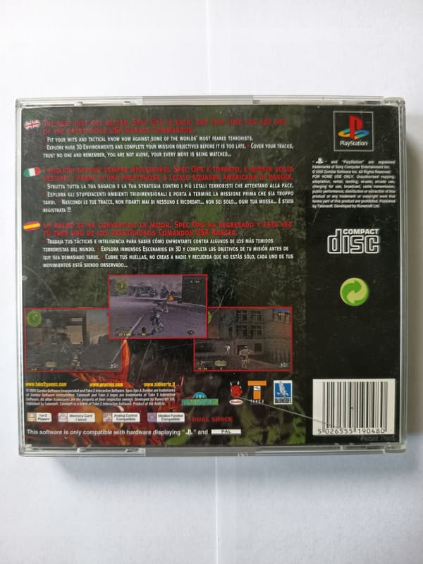 SPEC OPS RANGER ELITE PlayStation (PSX) 3XA set
