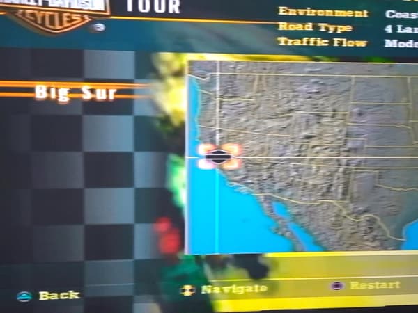 HARLEY-DAVIDSON CYCLES RACE TO THE RALLY PS2 – READ THE DESCRIPTION! SCRATCHED