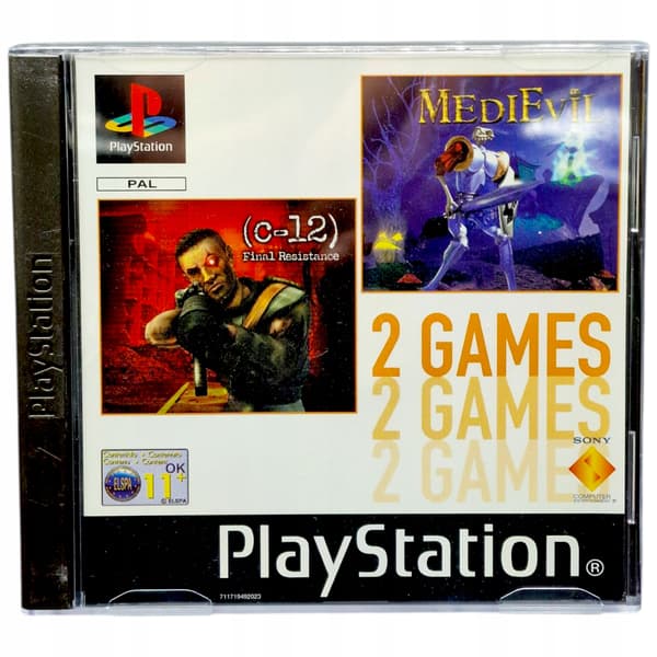 Medievil & C-12 for PlayStation (PSX, PS1)
