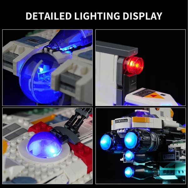 Cooldac LED Light Set for Lego 75357 Star Wars Ghost & Phantom II