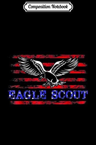 Composition Notebook: Eagle Flag Scout Gift – Family-Friendly Gifts – Journal