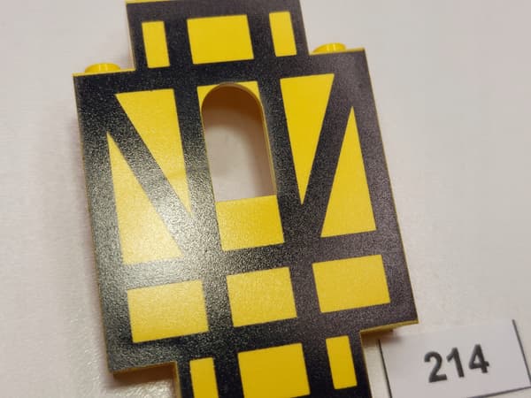LEGO Panel 4444p03, yellow, 6074, 6086