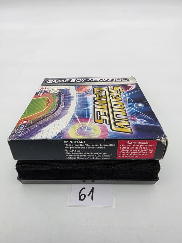 GAME BOY ADVANCE STADIUM GAMES – ORIGINAL CARDBOARD BOX