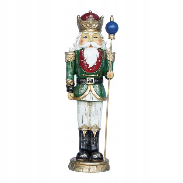 10-inch Christmas Nutcracker Soldier Birthday Present Desktop Display Green