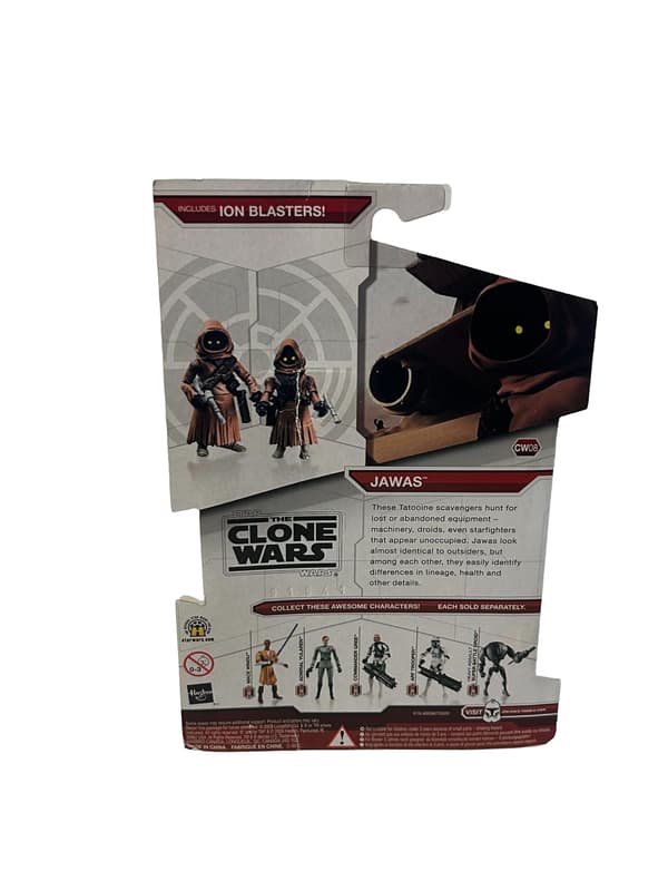G293 HASBRO STAR WARS THE CLONE WARS JAWA x 2