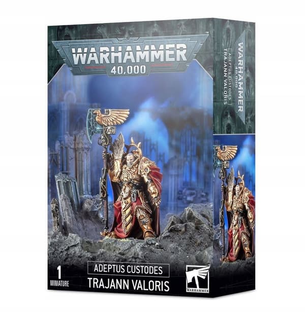 Adeptus Custodes generalkapten Trajann Valoris