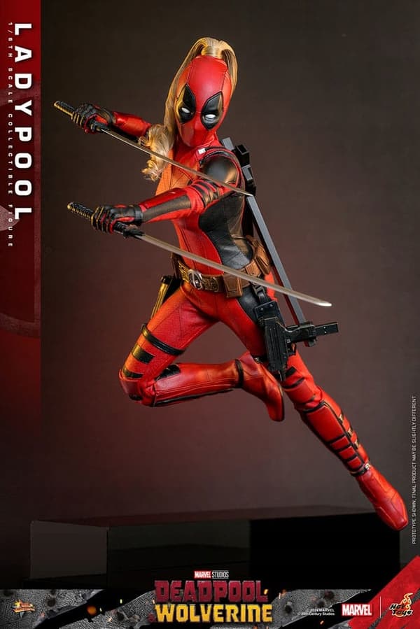 Ladypool Marvel Deadpool & Wolverine Movie Masterpiece 1/6 Scale Figure, 30 cm