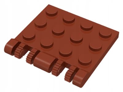 LEGO 44570 Brown (reddish) 3x4 hinge plate, 1 piece