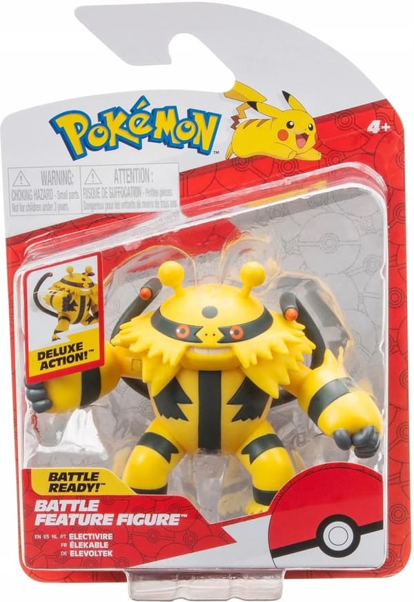Pokémon Electivire Figure with Articulation and Battle Attack Function