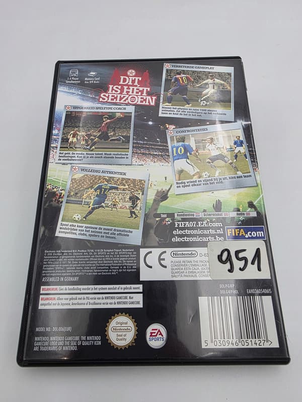 NINTENDO GAMECUBE FIFA 07 ORIGINAL