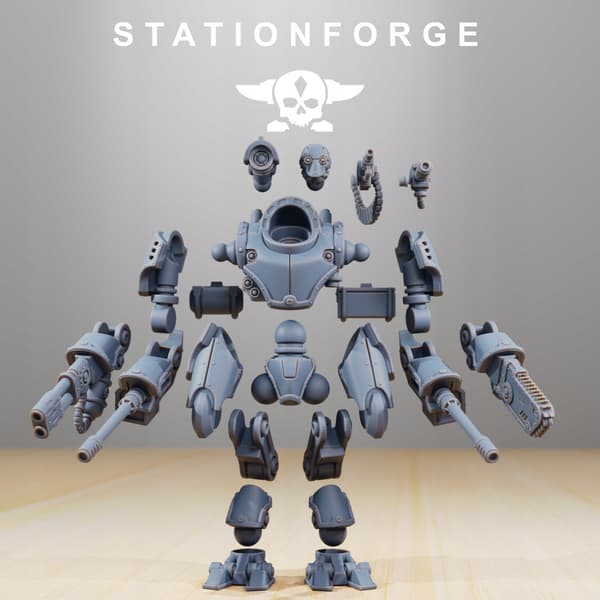Scavenger Bracers – Station Forge – 3D-utskrift