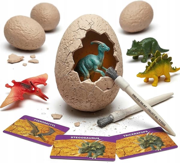 Dinosaur Mine: Archaeological Dig Set with 12 Large Eggs