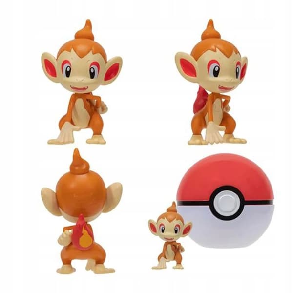 Pokémon POKE BALL Clip N Go Chimechar Figure