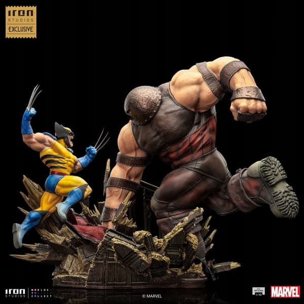 Marvel BDS Art Scale 1/10 Wolverine vs Juggernaut figurine - Iron Studios