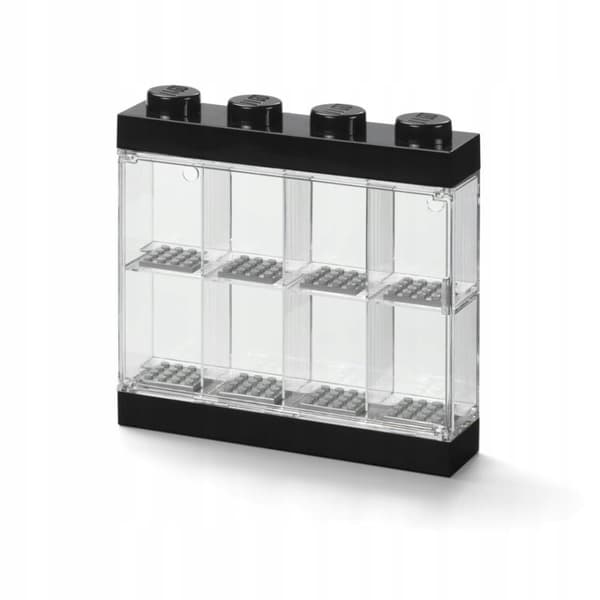LEGO® DISPLAY CASE FOR 8 MINIFIGURES – BLACK
