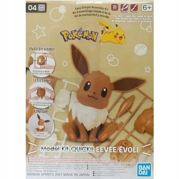 Pokémon Eevee Figurine #04 – Collectable self-assembly model