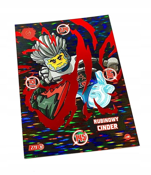 LEGO NINJAGO CARD 10: BLOODY MOON. NO. 275: RUBY CINDER