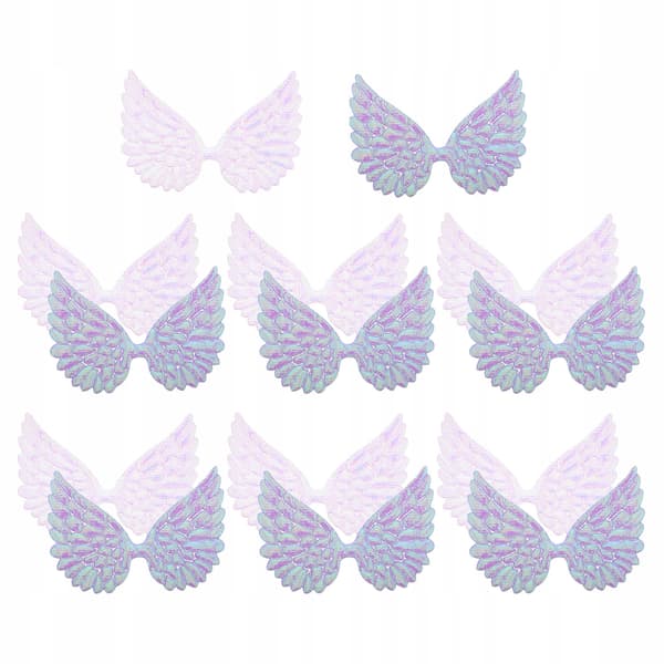 20 mini plastic wings for decoration