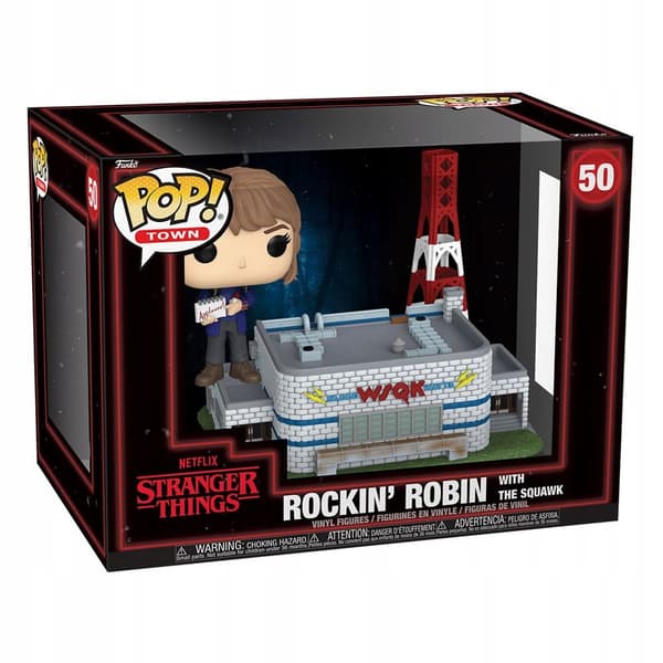 Funko Pop! Town: Stranger Things S5 – Rockin’ Robin with Radio Squawk