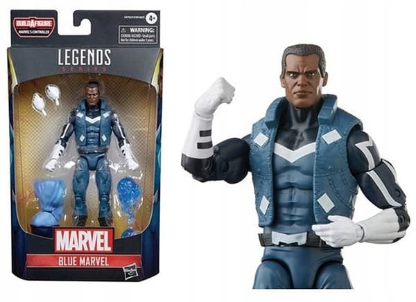 Marvel Legends Series Blue Marvel action figure, 16 cm