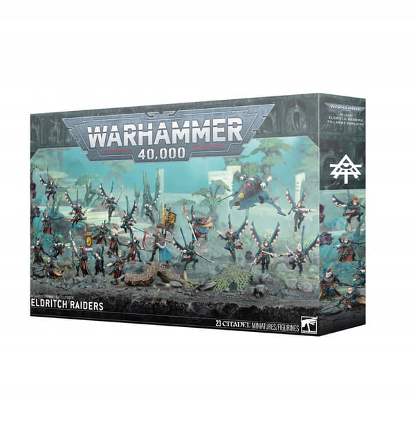 WARHAMMER 40K – AELDARI ELDRITCH RAIDERS BATTLEFORCE + Free Bag!