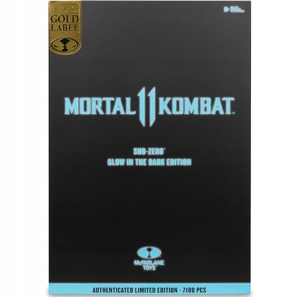 McFarlane Mortal Kombat 11 Action Figure – Sub-Zero (Gold Label) GID 18 cm