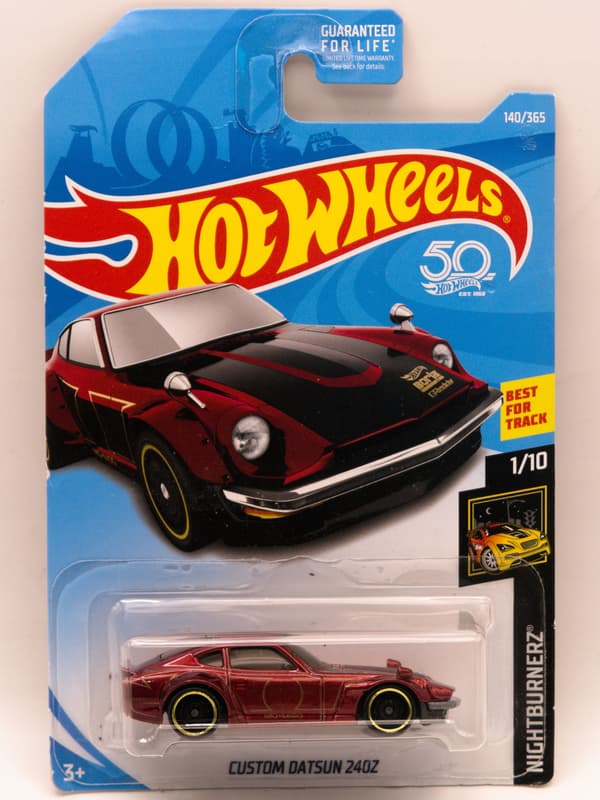 HOT WHEELS Custom Datsun 240Z Red *Card