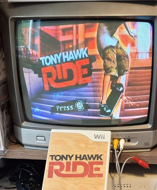 Tony Hawk’s Ride – a Nintendo Wii game