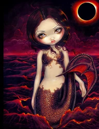 Mermaid Eclipse by Jasmine Becket-Griffith: A Gothic Fairytale C
