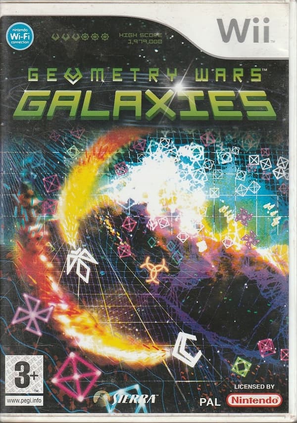 Geometry Wars: Galaxies for Nintendo Wii – boxed version from the manufacturer