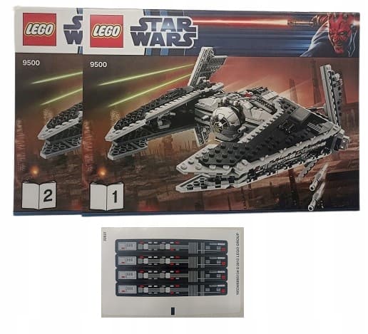 LEGO Star Wars INSTRUCTIONS + STICKERS: Sith Fury-class Interceptor 9500, 2012