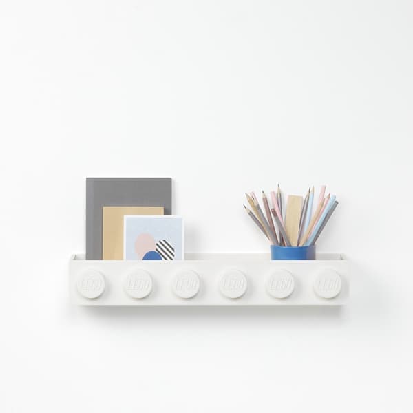 LEGO LONG SHELF, BRICK 6, WHITE 41121735