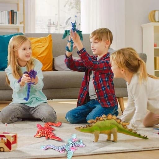 3D Crystal Dragon