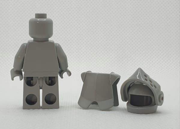 Lego figure hp015 statue, grey, OLD Harry Potter 4709