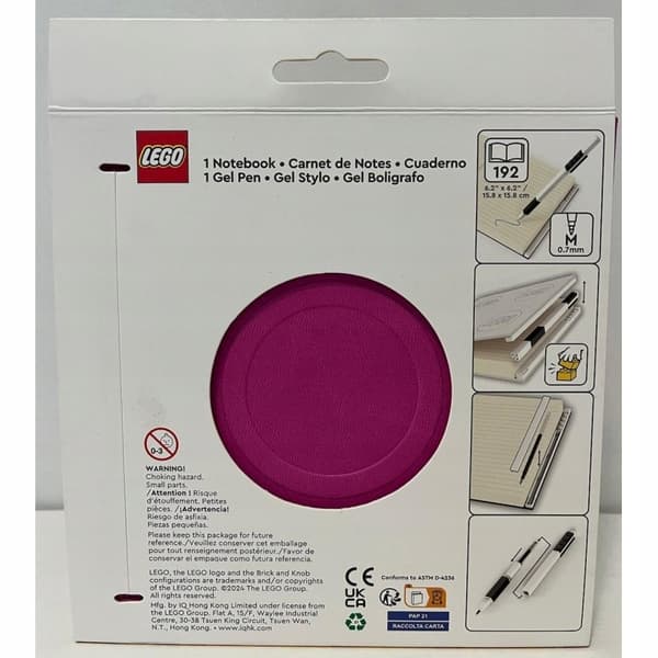 LEGO 53563 Pink Notebook with Pen