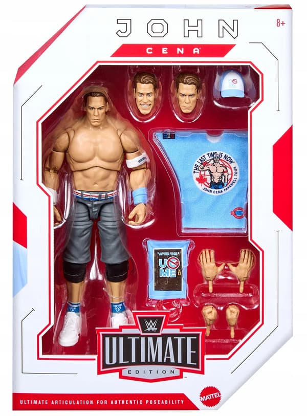 Mattel WWE Ultimate John Cena action figure, 15 cm