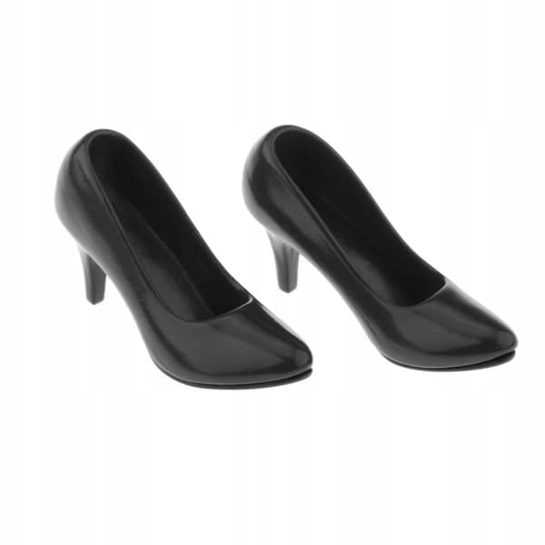 Accessories for 1/6 scale female dolls: black plastic pointed office pins