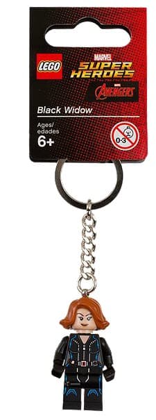 LEGO Marvel Super Heroes Black Widow Keyring